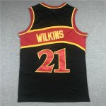 NBA 21 Wilkins Hawks Maillot noir